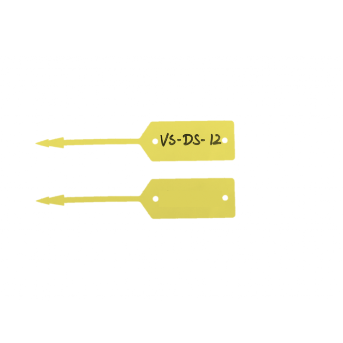 Étiquettes à boucle 190x37mm PES, Jaune
