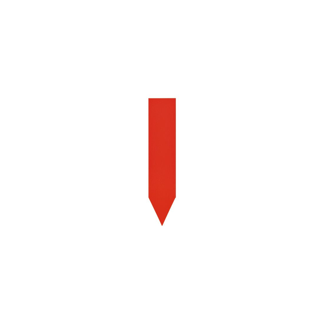 Stick-ins 13x60mm 350µ PVC, Red