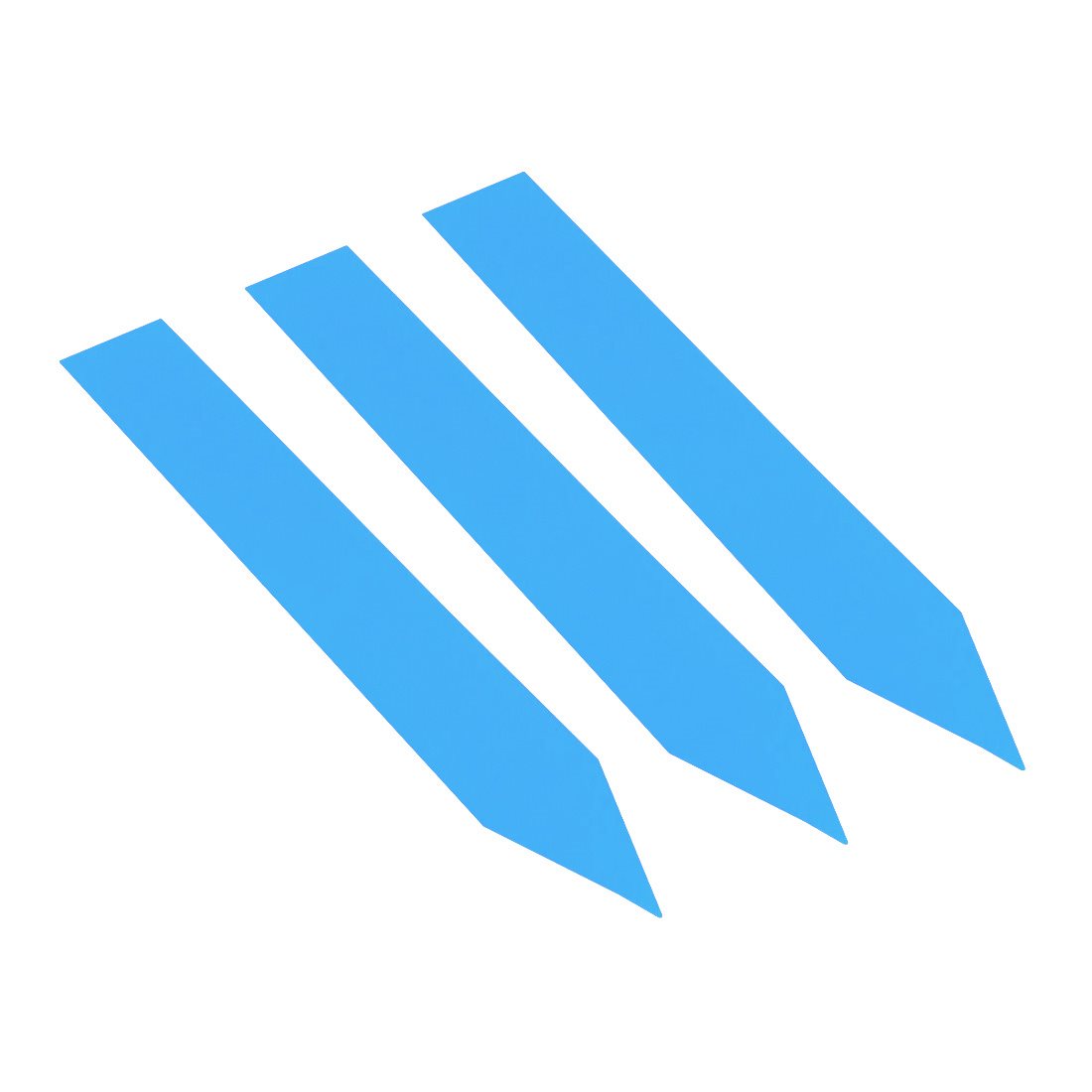 Étiquettes à piquer 35x120mm PVC