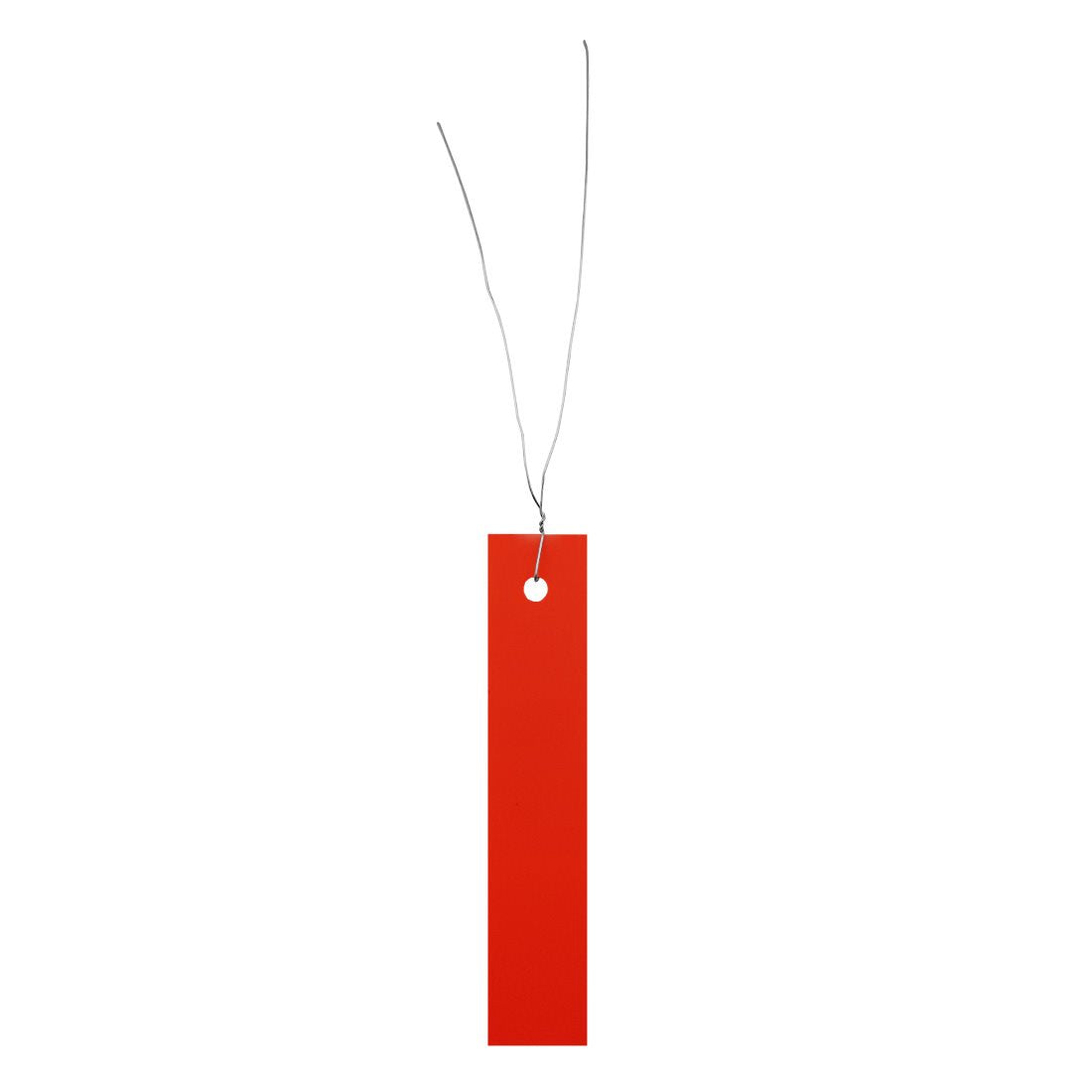 Étiquettes à suspendre 18x100 PVC, Rouge
