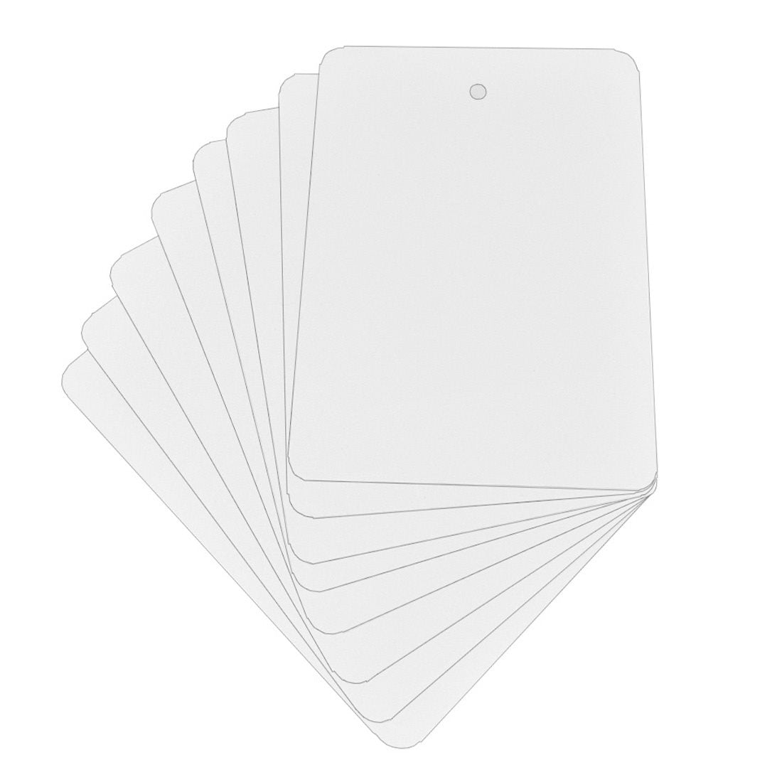 Anhängeetiketten 105x148,5mm PET, Weiß