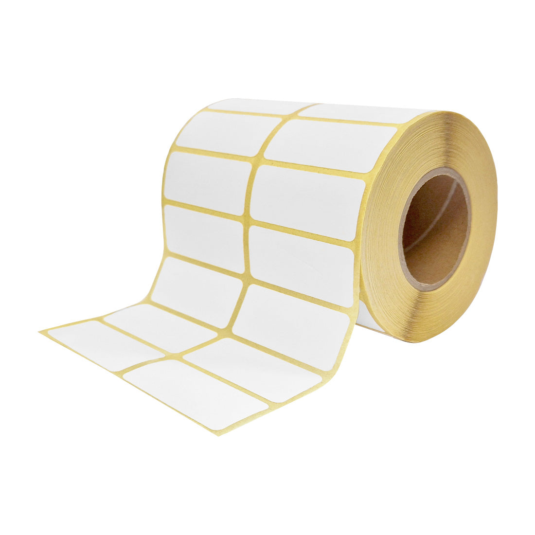 Étiquettes adhésives 50x25mm PEHD, Blanc