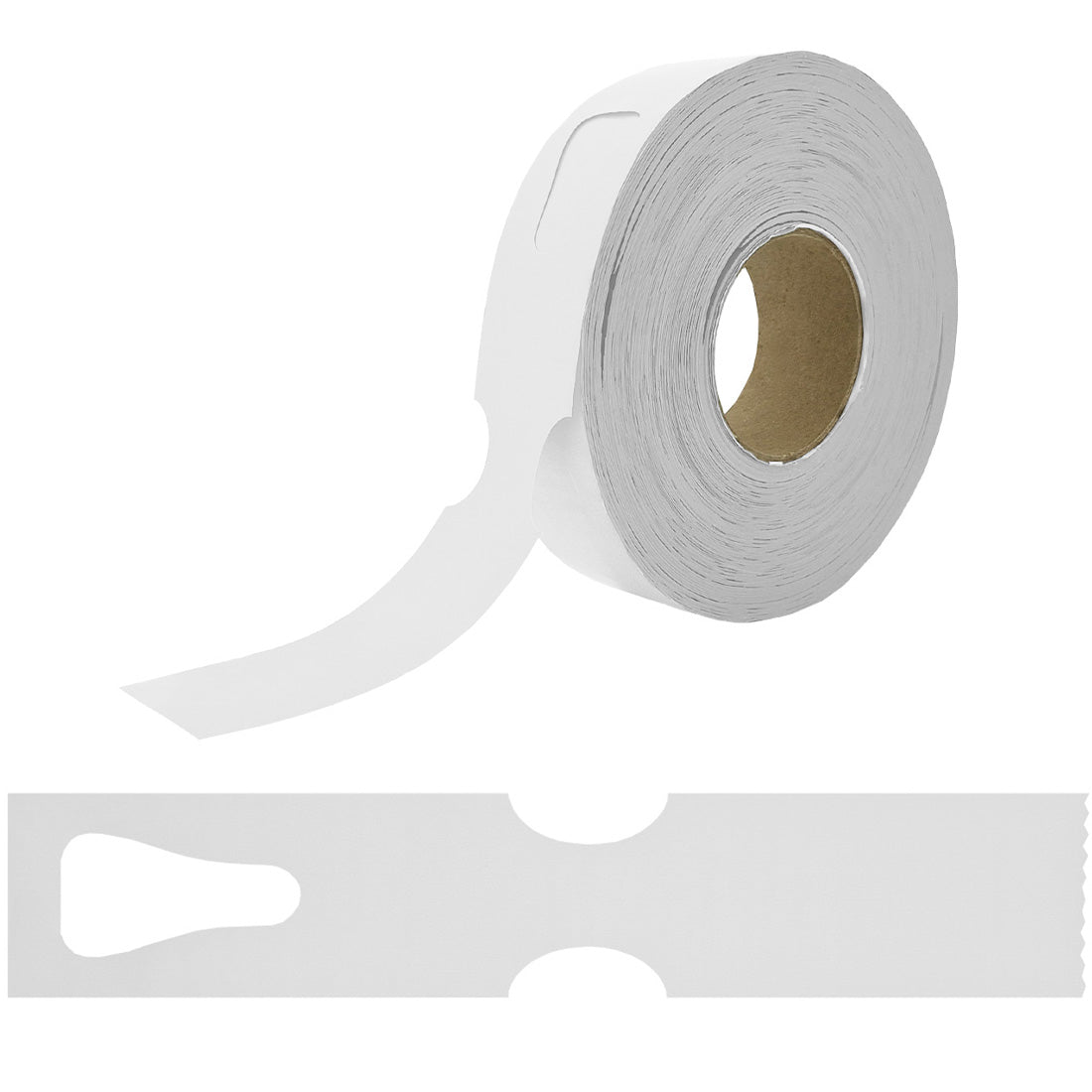 Étiquettes à boucle 297x48mm PEHD, Blanc