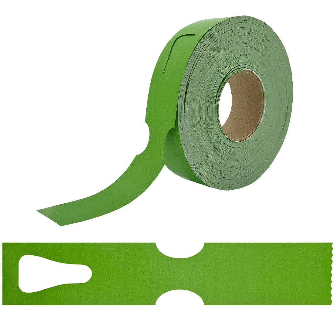 Étiquettes à boucle 297x48mm PEHD, Vert
