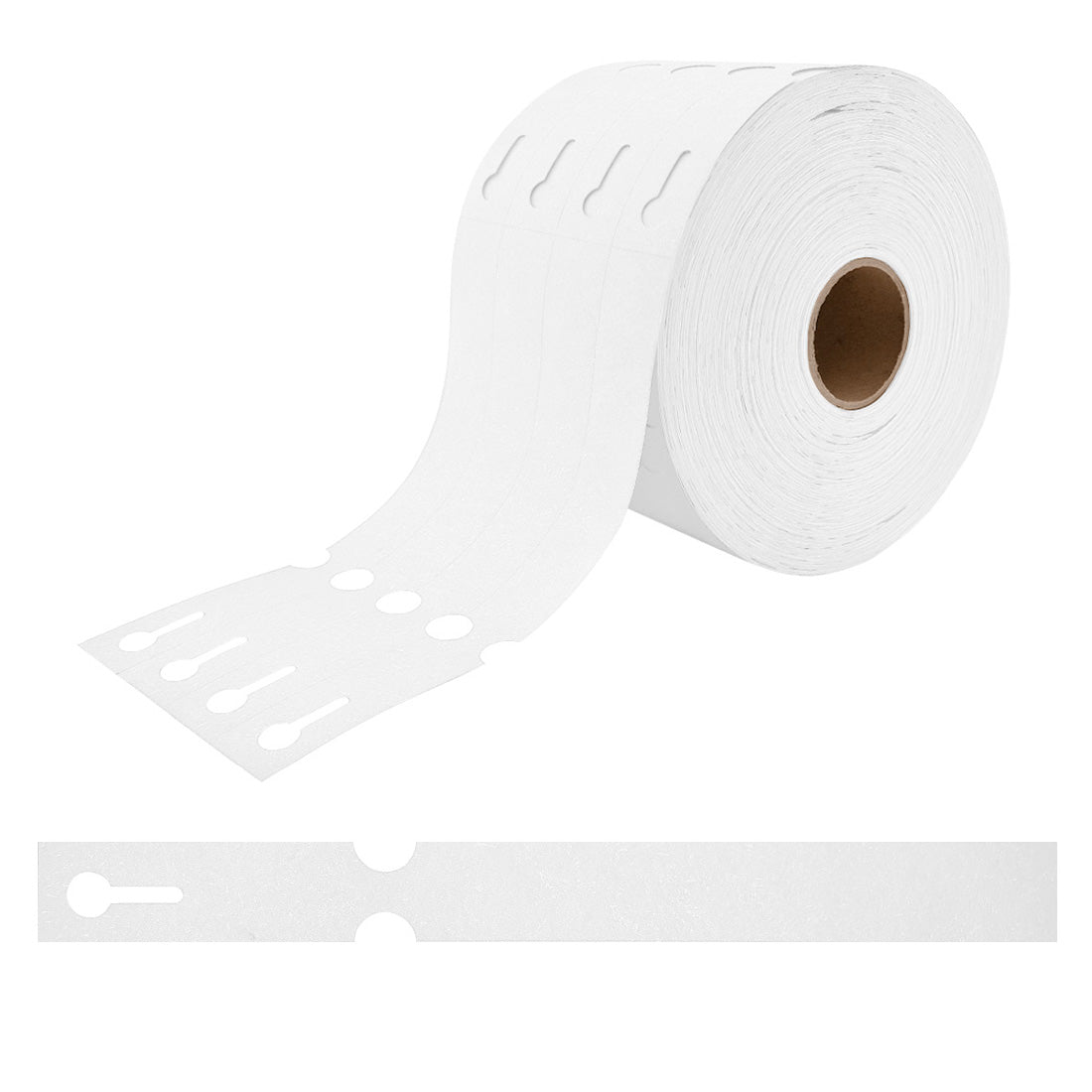 Étiquettes à boucle 250x25mm Tyvek, Blanc