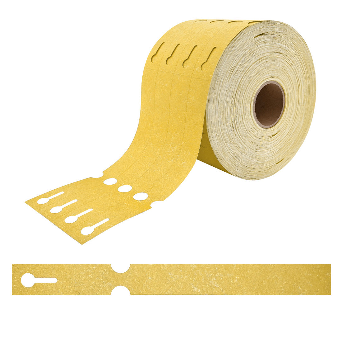 Étiquettes à boucle 250x25mm Tyvek, Jaune