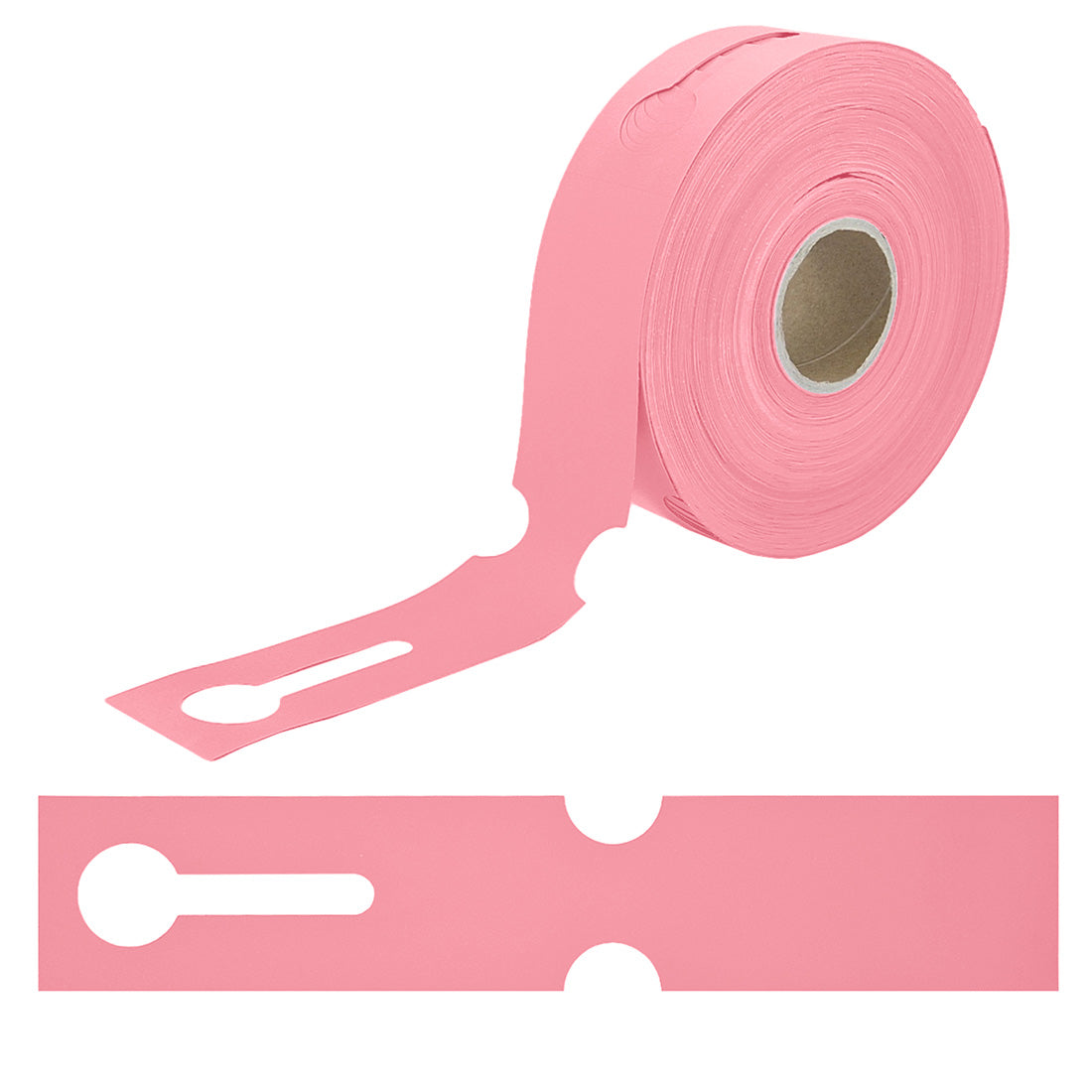 Sleufetiketten 260x50mm HDPE, Roze