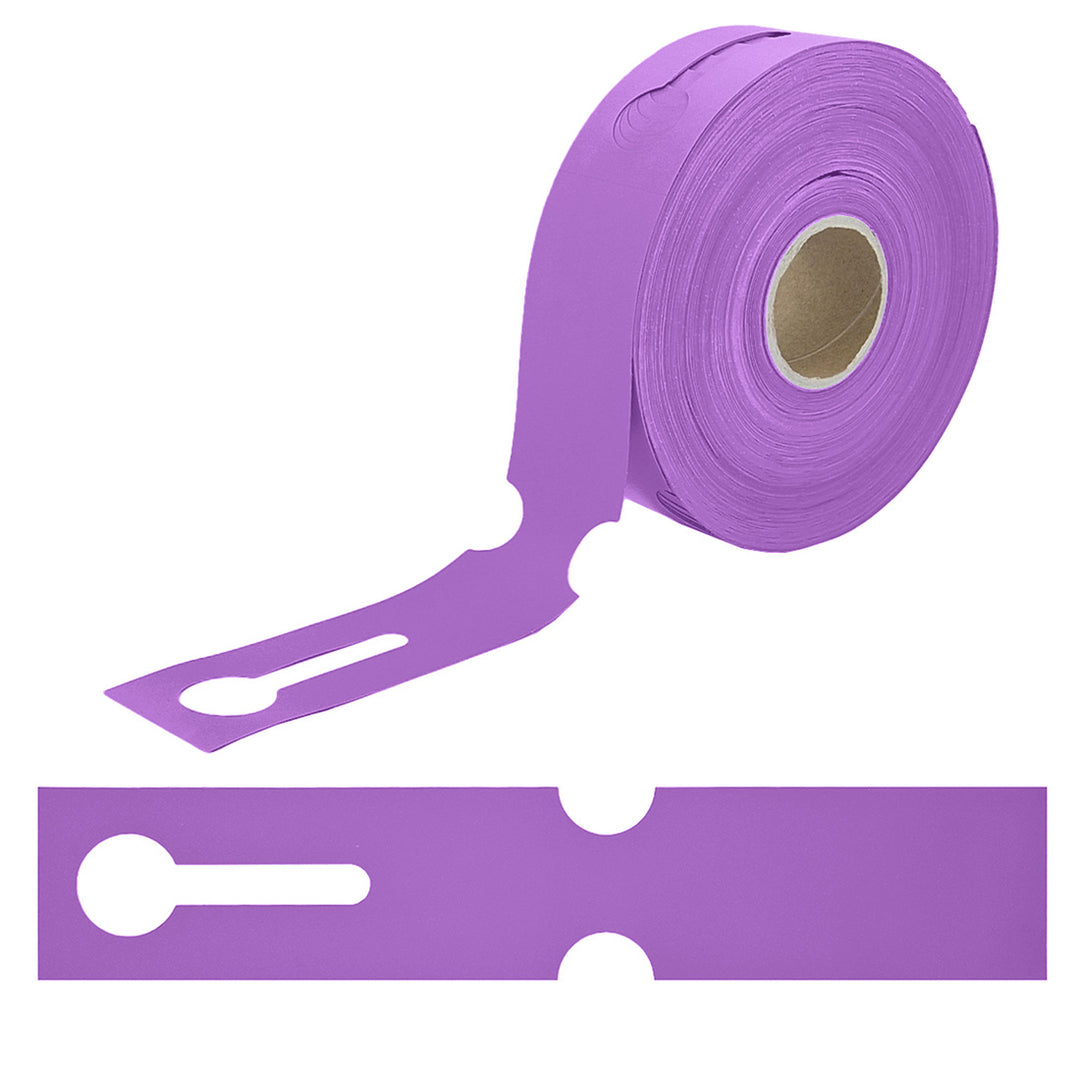 Sleufetiketten 260x50mm HDPE, Paars