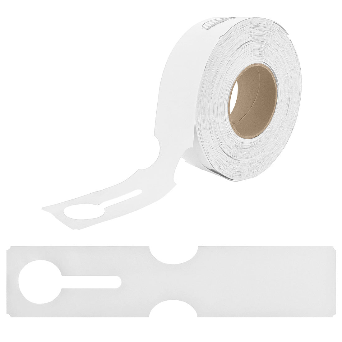 Étiquettes à boucle 273x59mm PEHD, Blanc