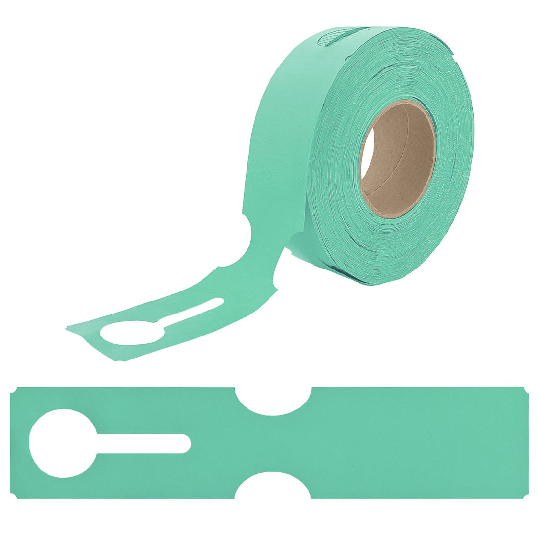 Étiquettes à boucle 273x59mm PEHD, Vert