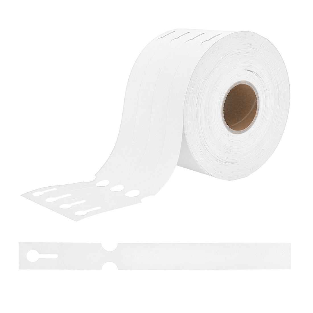 Loop lock labels 250x25mm HDPE, White