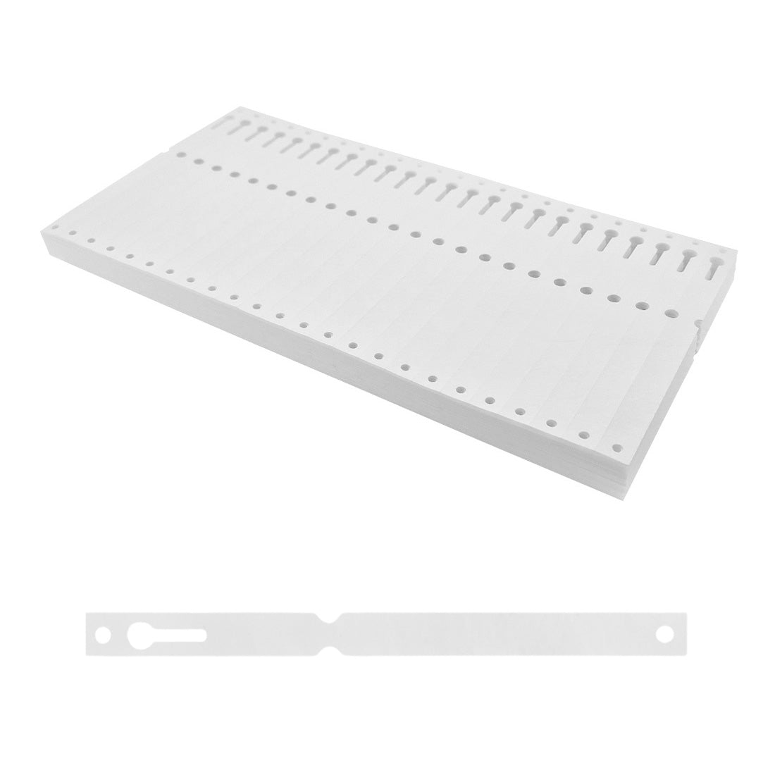 Loop lock labels 160x12,7mm Tyvek