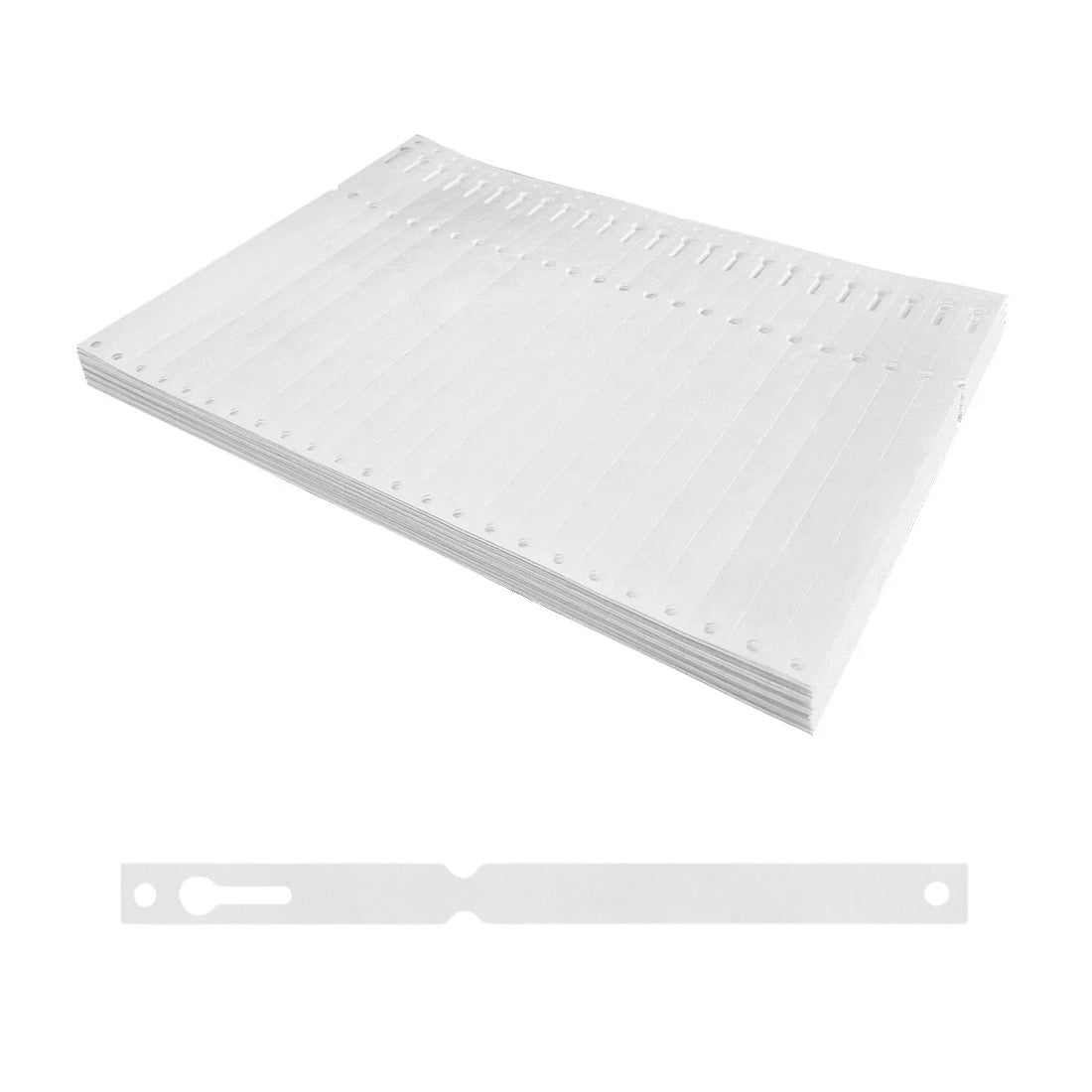 Schlaufenetiketten 220x12,7mm Tyvek