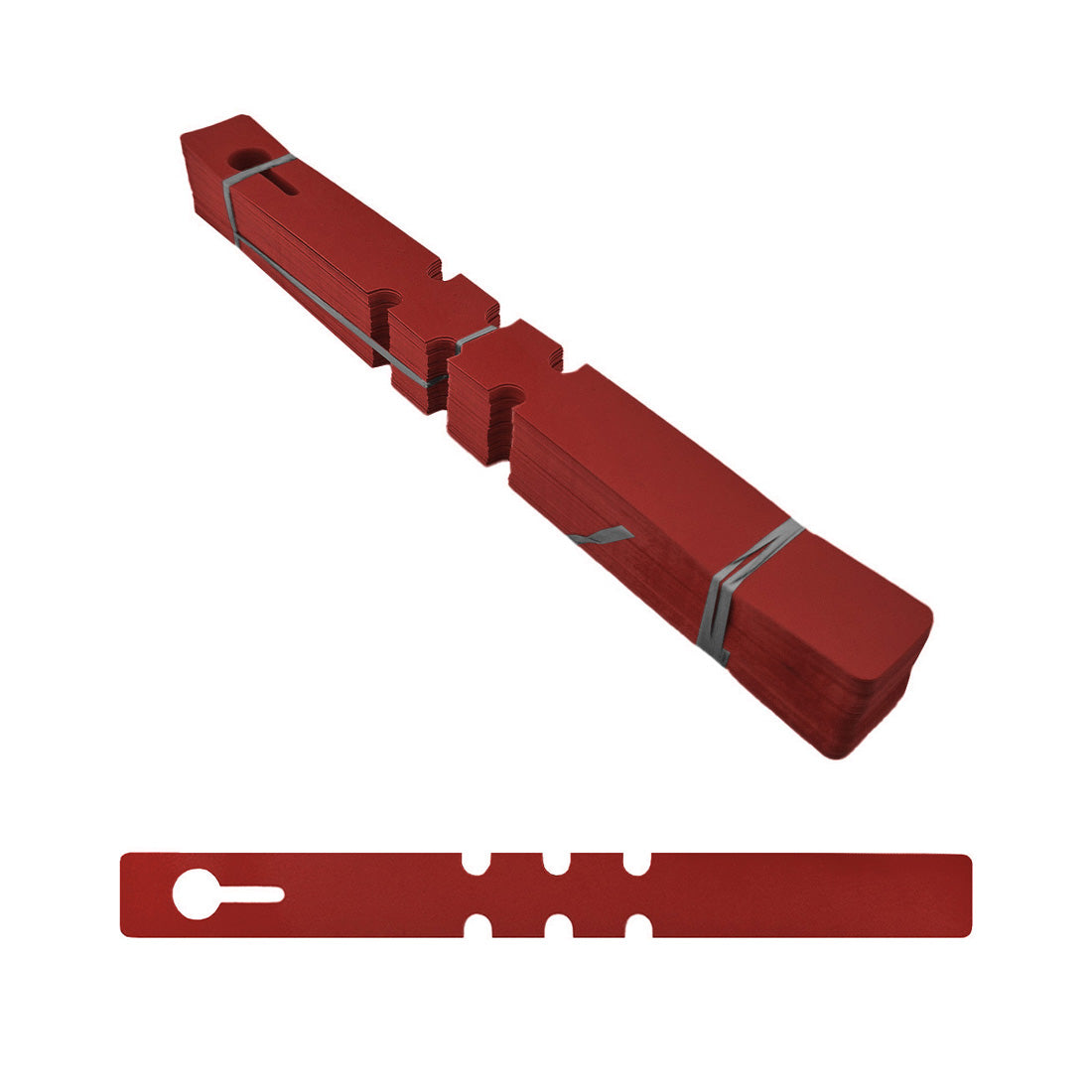 Étiquettes à boucle 210x20mm PVC