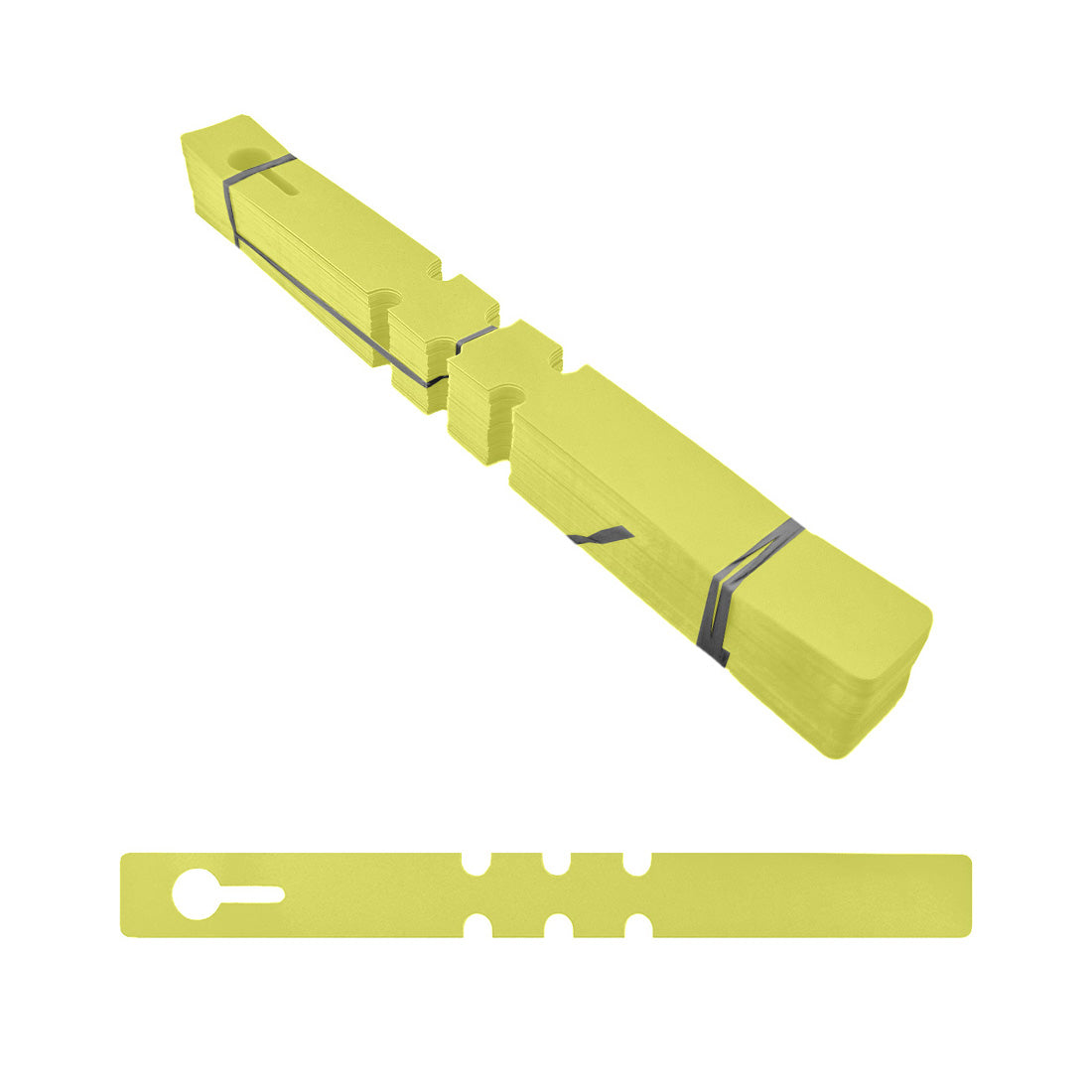 Schlaufenetiketten 210x20mm PVC