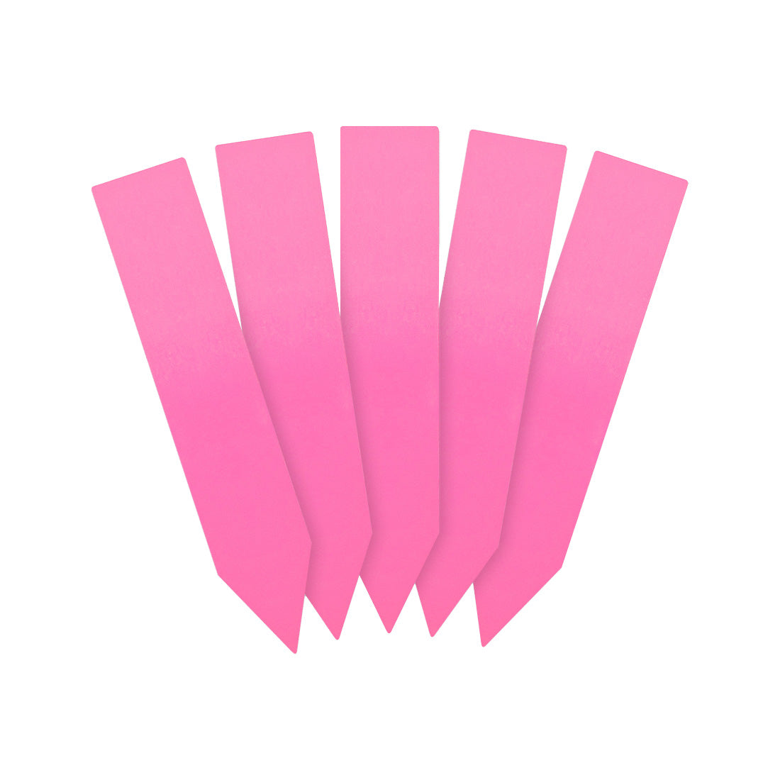 Étiquettes à piquer 20x100mm 400µ PVC Rose