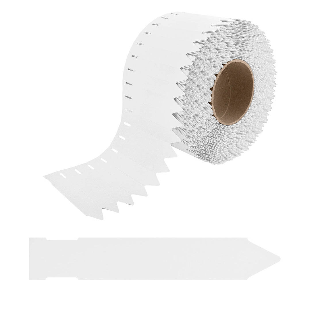 Stick-ins 17x100mm 350µ PVC, White
