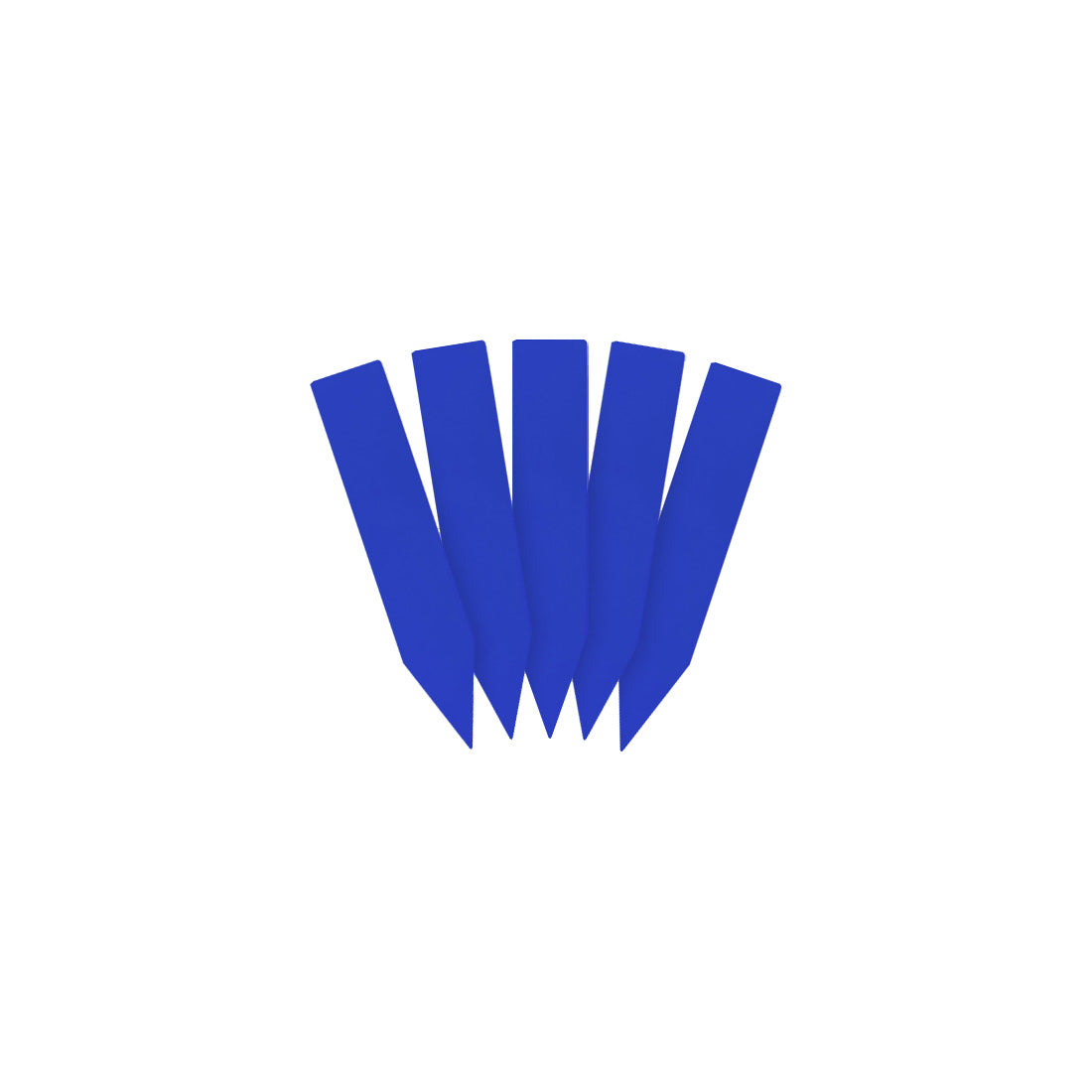 Stick-ins 10x50mm 1000µ PVC, Blue