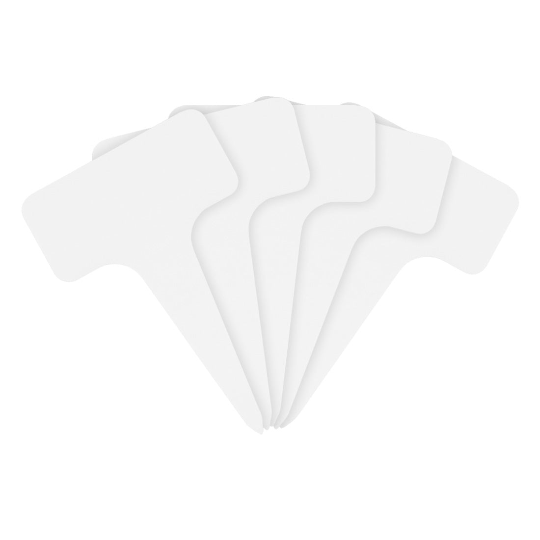 Étiquettes à piquer 60x96mm 1000µ PVC, Blanc