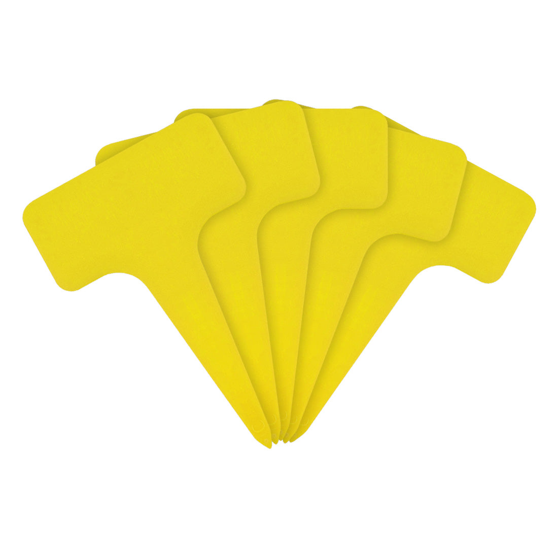 Étiquettes à piquer 60x96mm 1000µ PVC, Jaune
