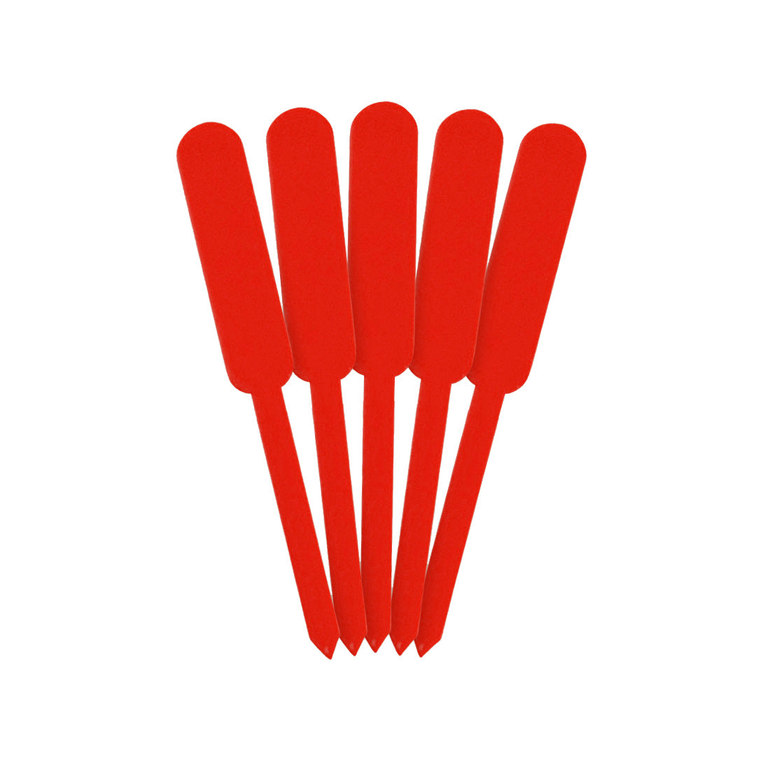 Steeketiketten 15x120mm 1000µ PVC, Rood