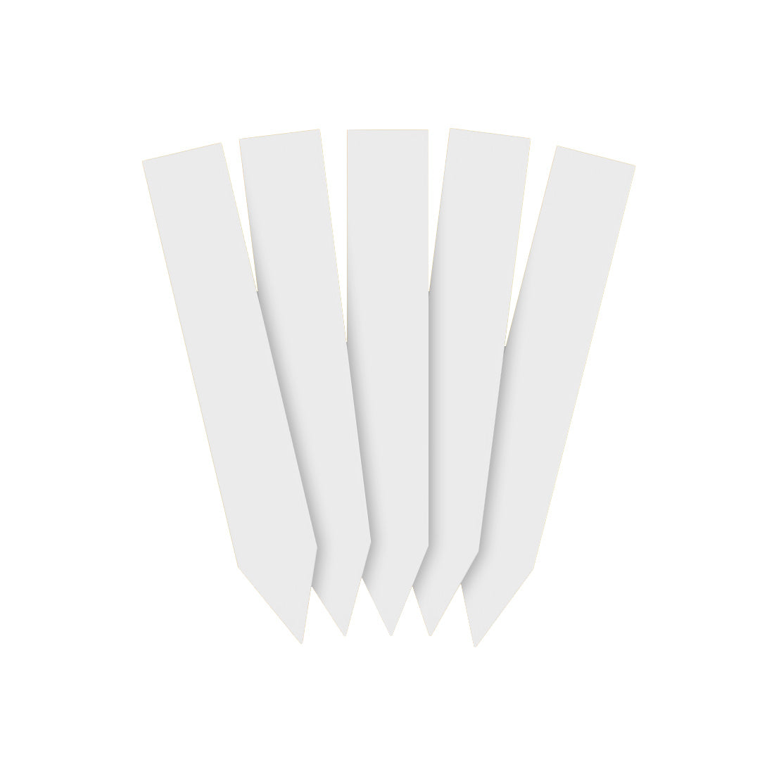 Stecketiketten 16x100mm 350µ PVC, Weiß