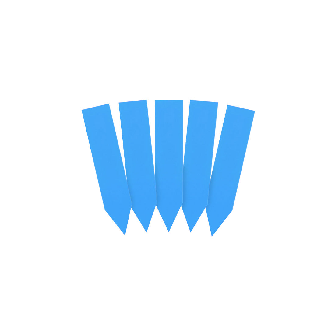 Stecketiketten 13x60mm 350µ PVC, Blau