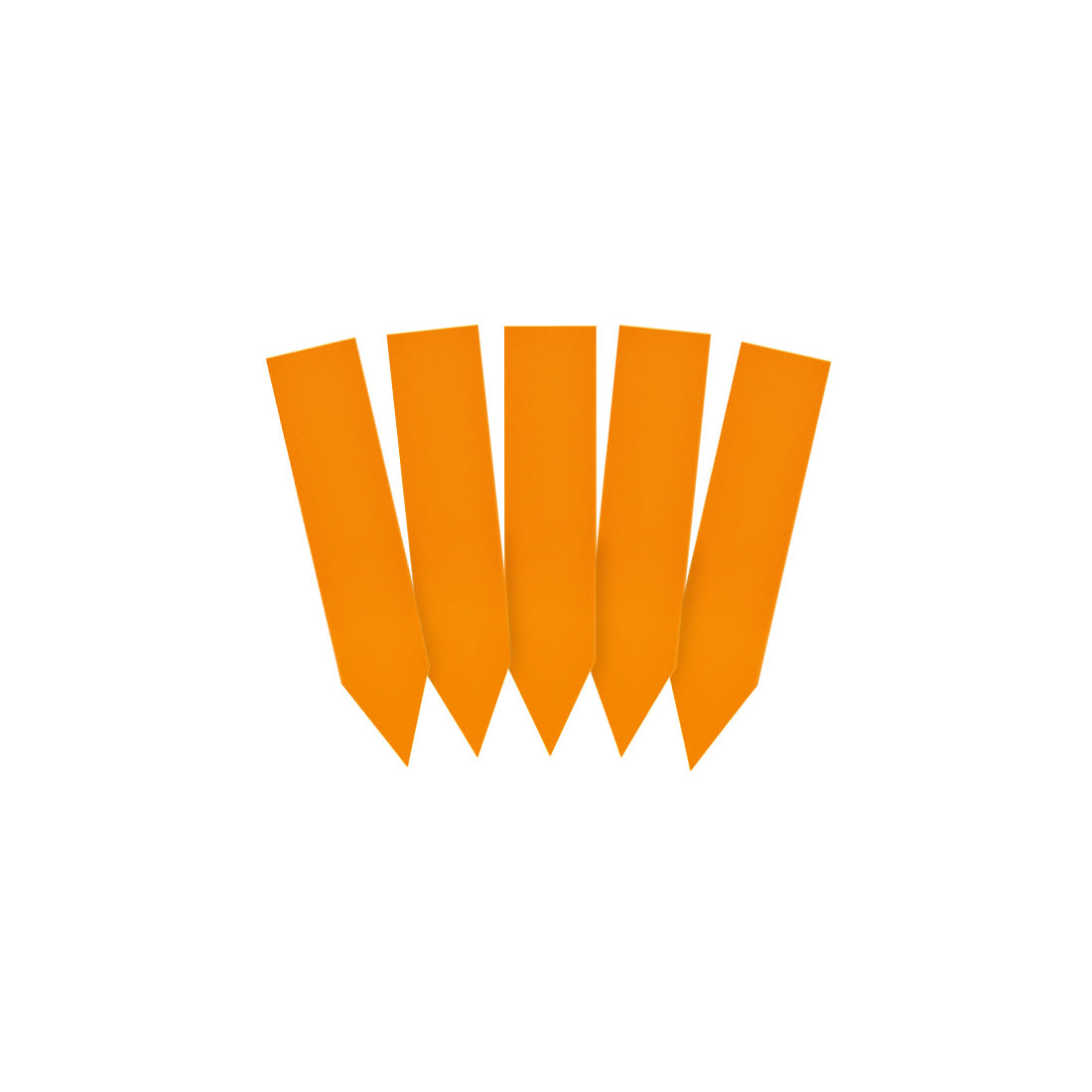 Stecketiketten 13x60mm 350µ PVC, Orange