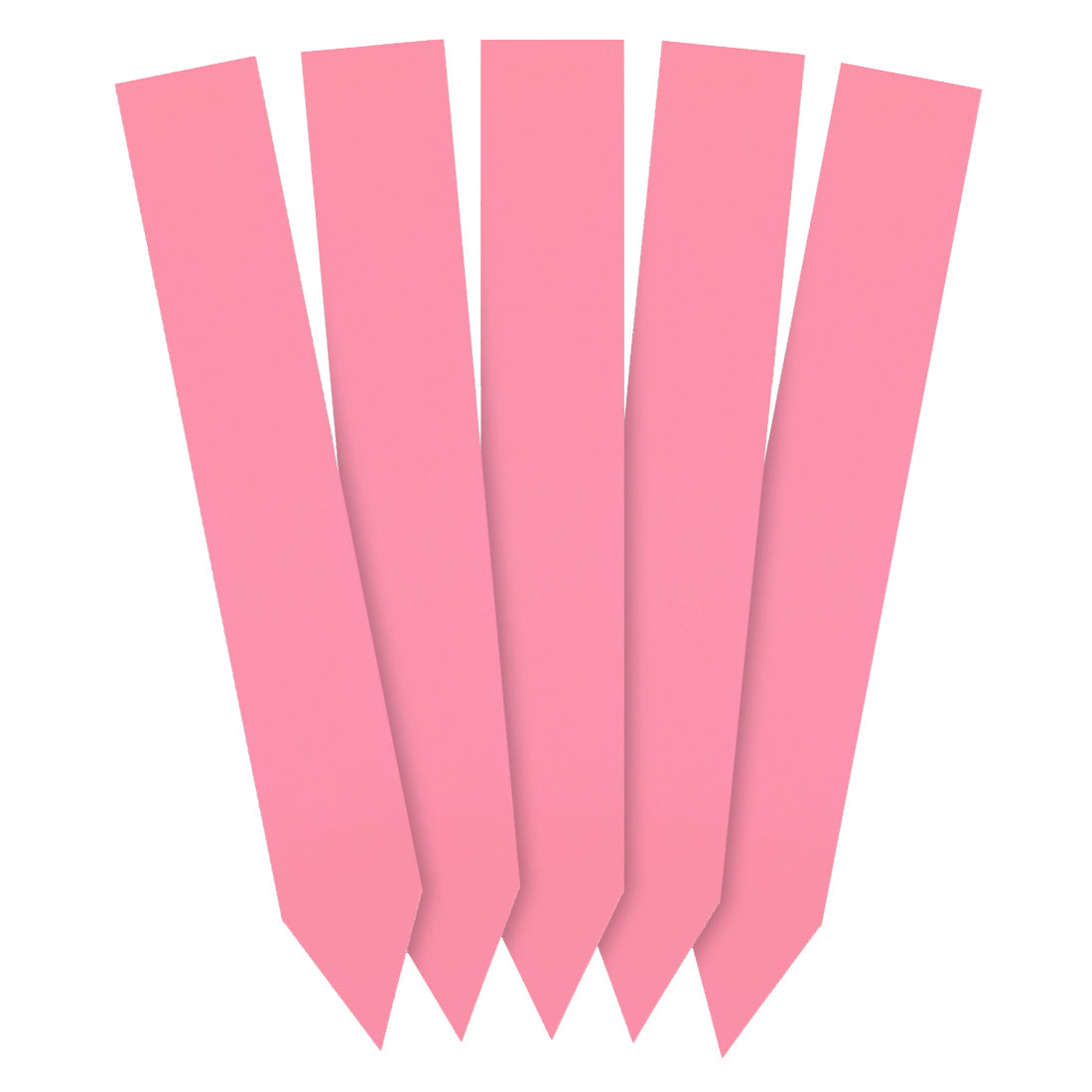 Étiquettes à piquer 20x140mm 350µ PVC Rose