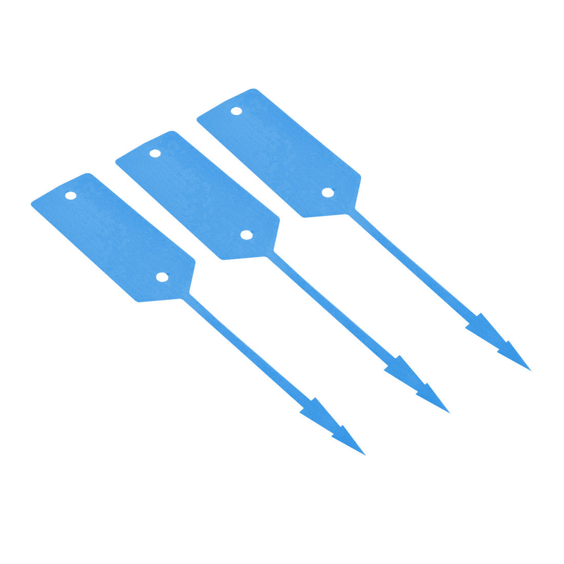 Schlaufenetiketten 190x37mm HDPE, Blau