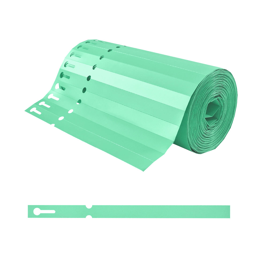 Schlaufenetiketten 200x13mm PVC, Grün
