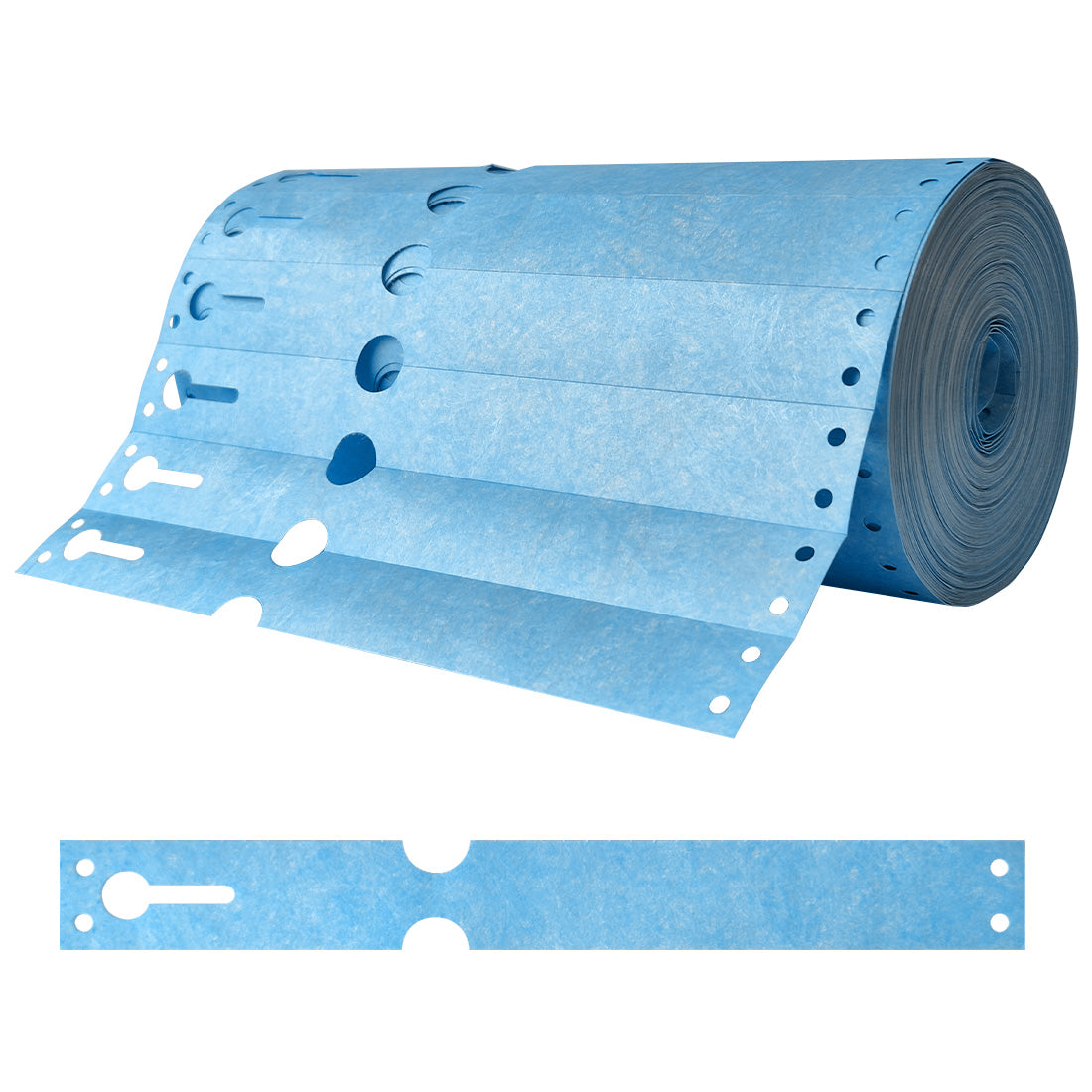 Étiquettes à boucle 220x25,4mm Tyvek, Bleu