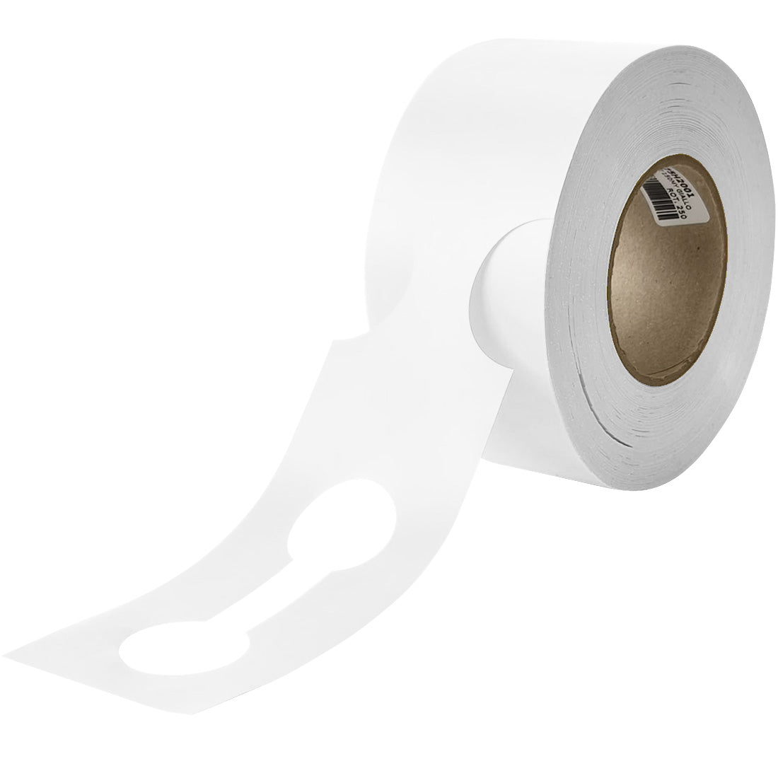 Sleufetiketten 400x75mm HDPE, Wit